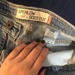 Levi’s jeans superlow bootcut